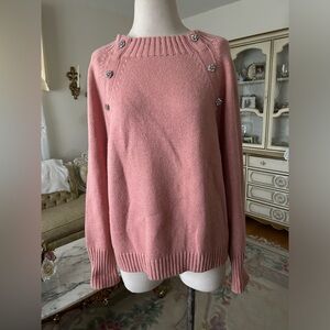 J Crew almost new beautiful peach sweater size XXL